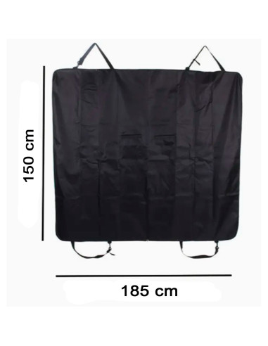 Tradineur - Manta protectora de mascotas para asientos de coche, poliéster, funda, cubierta, protector para perros, gatos, fácil
