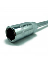 Tradineur - Llave Hexagonal de 11 mm - Fabricado en Acero - Forma de T - Herramienta de garage, Reparación de Neumático