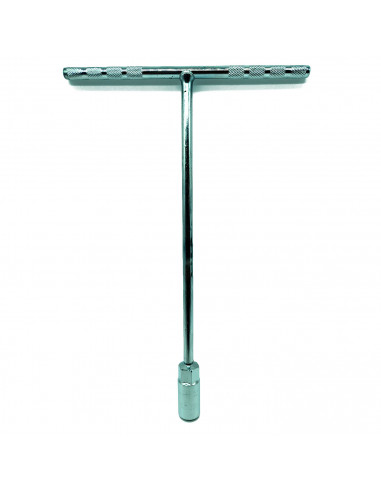 Tradineur - Llave Hexagonal de 16 mm - Fabricado en Acero - Forma de T - Herramienta de garage, Reparación de Neumático
