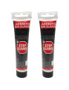 Tradineur - Pack de 2 tubos de adhesivo Stop Clavos, pegamento de montaje sin clavos, resistente a temperaturas extremas, fuerte