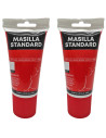 Tradineur - Pack de 2 tubos de masilla standard, reparar grietas, enlucidos, alisado, reparación agujeros, uso interior, albañil