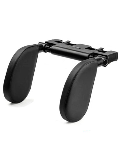 Tradineur - Reposacabezas lateral de coche, soporte para cuello retráctil y extraíble, soporte universal, almohada para cabeza,