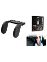Tradineur - Reposacabezas lateral de coche, soporte para cuello retráctil y extraíble, soporte universal, almohada para cabeza,