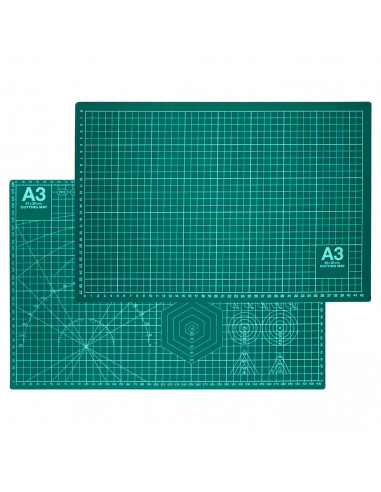 Tradineur - Tabla de corte, autocicatrizante, base para patchwork, manualidades, bricolaje, costura, alfombrilla de corte autorr