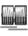 Tradineur - Juego de destornilladores de precisión - 11 piezas - Fabricado en Acero - ideal para desmontar aparatos electrónicos