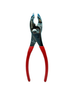 Tradineur - Alicate con mordaza 8" - Longitud de 200 mm - Fabricado en Acero y plástico - Herramienta manual de bricolaje y gara