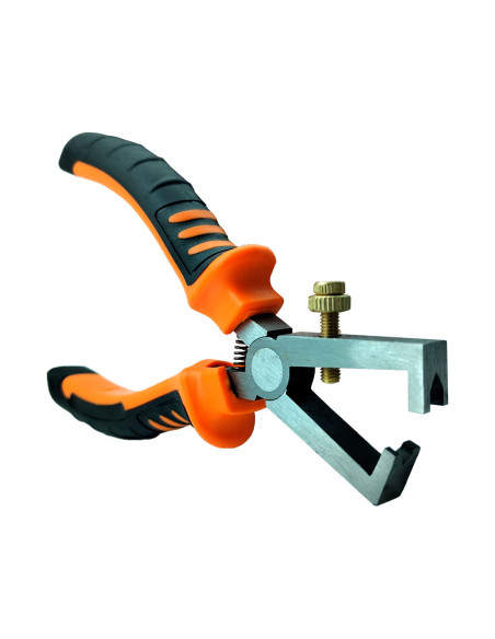 Tradineur - Alicate Pelacables 6" - Longitud de 170 mm - Fabricado en Acero y Plástico aislante - Mango ergonómico - Herramienta Tradineur - Alicate Pelacables 6" - Longitud de 170 mm - Fabricado en Acero y Plástico aislante - Mango ergonómico - Herramienta
