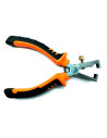 Tradineur - Alicate Pelacables 6" - Longitud de 170 mm - Fabricado en Acero y Plástico aislante - Mango ergonómico - Herramienta