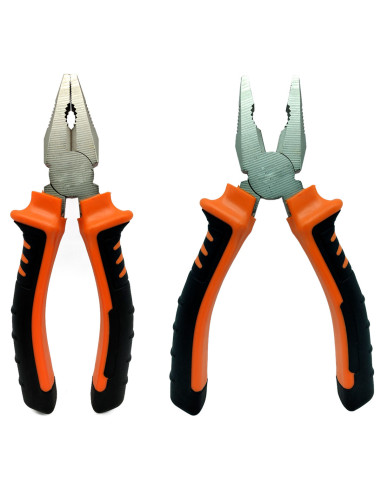 Tradineur - Alicate Universal - Longitud de 150 mm - Fabricado en Acero - Mango ergonómico - Herramienta manual de bricolaje
