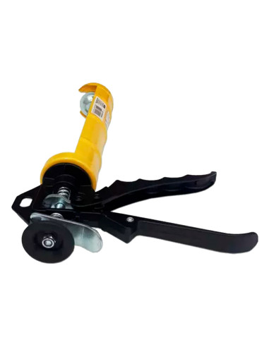 Tradineur - Pistola para cartucho de Silicona - Apta para cartucho de hasta 300 ml - Fabricado en Hierro y aluminio - Diseño erg