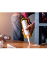 Tradineur - Pistola para cartucho de Silicona - Apta para cartucho de hasta 300 ml - Fabricado en Hierro y aluminio - Diseño erg