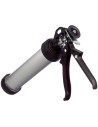 Tradineur - Pistola para cartucho de Silicona - Apta para cartucho de hasta 300 ml - Fabricado en Aluminio y Plástico - Diseño e