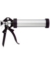 Tradineur - Pistola para cartucho de Silicona - Apta para cartucho de hasta 300 ml - Fabricado en Aluminio y Plástico - Diseño e