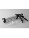 Tradineur - Pistola para cartucho de Silicona - Apta para cartucho de hasta 300 ml - Fabricado en Aluminio y Plástico - Diseño e