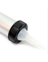 Tradineur - Pistola para cartucho de Silicona - Apta para cartucho de hasta 300 ml - Fabricado en Aluminio y Plástico - Diseño e