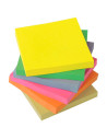 Tradineur - Pack de 3 tacos de notas adhesivas, 400 hojas, etiquetas de papel autoadhesivas para marcar apuntes, estudiantes, of