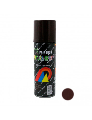 Montoro - Bote de pintura en spray marrón oscuro A30 400 ml, válido para multitud de superficies de interior y exterior. Pintura