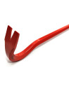Tradineur - Pata de cabra de hierro 80 cm de longitud - Palanca de encofrador, pie de cabra, quitaclavos, herramienta sacaclavos