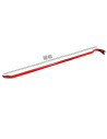 Tradineur - Pata de cabra de hierro 80 cm de longitud - Palanca de encofrador, pie de cabra, quitaclavos, herramienta sacaclavos