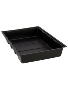 Tradineur - Pack de 5 bandejas de plástico para cultivos, bandejas de germinación, semillero, crecimiento, propagación, semillas