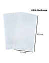 Tradineur - 3 paquetes de 36 bolsas transparentes de plástico para caramelos, envolver galletas, chuches, fiestas, cumpleaños, r