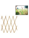 Tradineur - Celosía extensible de bambú, estructura para plantas trepadoras, decoración de jardines, separación de espacios, int