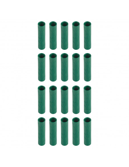 Tradineur - Pack de 20 Extensores para tutores de 16 mm - Diseño con relieve - Fabricado en Plástico - Accesorio para tutores de Tradineur - Pack de 20 Extensores para tutores de 16 mm - Diseño con relieve - Fabricado en Plástico - Accesorio para tutores de