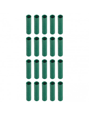 Tradineur - Pack de 20 Extensores para tutores de 20 mm - Diseño con relieve - Fabricado en Plástico - Accesorio para tutores de