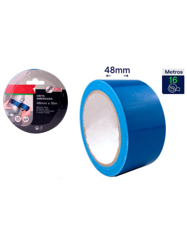 Tradineur - Pack de 3 cintas americanas extrafuerte, universal, fuerte adherencia, impermeable, corte fácil, reparar, sellar, re