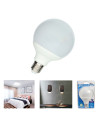 Tradineur - Bombilla LED estándar grande, globo, G95, E27, 15W equivalente a 135W, 1633 lúmenes, 6500K, luz blanca fría, eficien