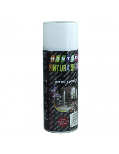 Montoro - Bote de pintura en spray A05 rojo oscuro 400 ml, válido para multitud de superficies de interior y exterior
