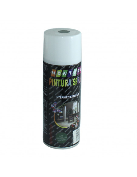 Montoro - Bote de pintura en spray verde oscuro A15 400 ml, válido para multitud de superficies de interior y exterior