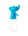 Tradineur - Ventilador de mano con pulverizador de agua, nebulización, funcionamiento con pilas, gran potencia, 21 x 10 x 7,7 cm