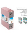 Tradineur - Mini cajonera de plástico con 4 cajones transparentes, organizador de cosméticos, maquillaje, accesorios de costura,