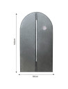 Tradineur - Pack de 4 fundas para trajes, TNT, cremallera, transpirables, almacenamiento de ropa, abrigos, chaquetas, jerséis (G