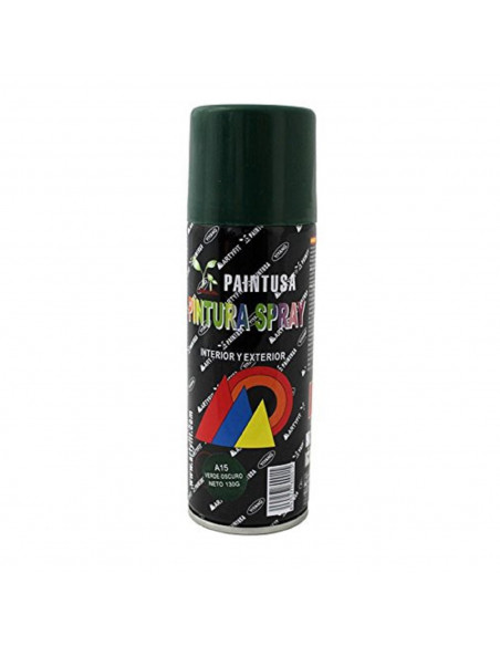 Montoro - Bote de pintura en spray verde oscuro A15 200 ml, válido para multitud de superficies de interior y exterior