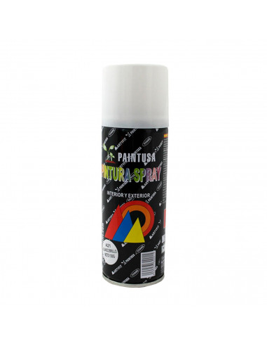 Montoro - Bote de pintura en spray blanco brillo A21 200 ml, válido para multitud de supercies de interior y exterior
