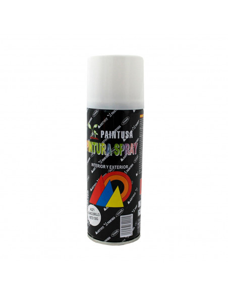 Montoro - Bote de pintura en spray blanco brillo A21 200 ml, válido para multitud de supercies de interior y exterior