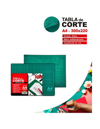 Tradineur - Tabla de corte, base para patchwork, autocicatrizante, manualidades, bricolaje, costura, alfombrilla de corte autorr