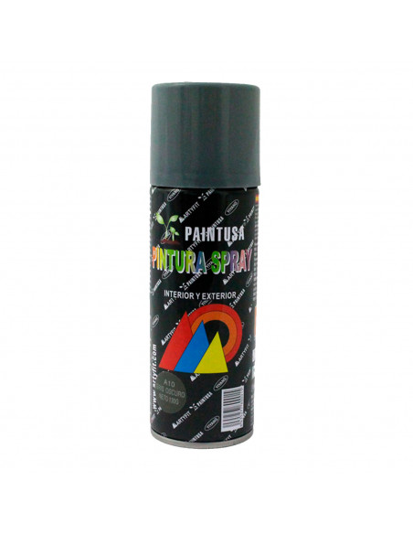 Montoro - Bote de pintura en spray gris oscuro A10 200 ml, válido para multitud de superficies de interior y exterior
