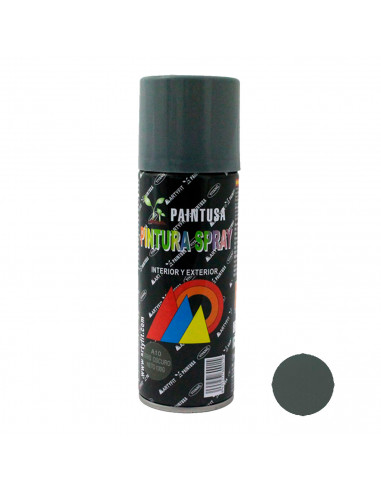 Montoro - Bote de pintura en spray gris oscuro A10 200 ml, válido para multitud de superficies de interior y exterior