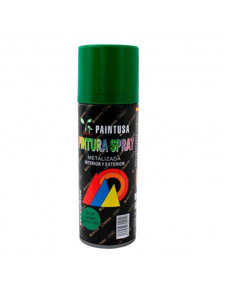 Montoro - Bote de pintura en spray verde metalizado M302, 200 ml, válido para multitud de superficies de interior y exterior Montoro - Bote de pintura en spray verde metalizado M302, 200 ml, válido para multitud de superficies de interior y exterior