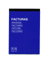 Tradineur - Pack de 6 talonarios de facturas, 70 hojas, 35 juegos original + copia, autocopiativas, matriz de corte y tapas de c