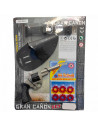 Tradineur - Set de pistola de juguete "Gran cañón" con 96 fulminantes, cartuchera y cinturón, revólver recargable con disparos s