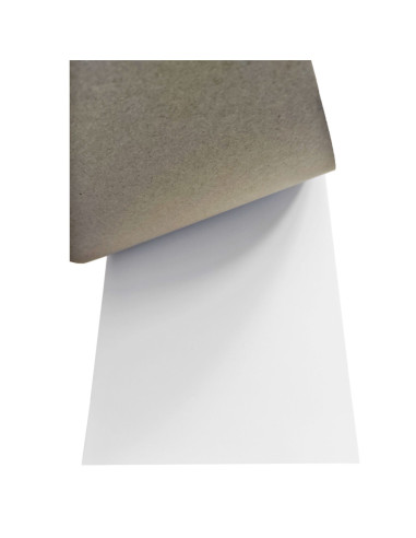 Tradineur - Pack de 6 blocs de notas, 80 hojas lisas en blanco, incluyen matriz de corte y tapas de cartón, anotaciones (Tamaño