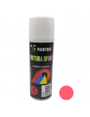 Paintusa - Bote de pintura en spray rosa A26 200 ml, válido para multitud de superficies de interior y exterior: madera, metal,
