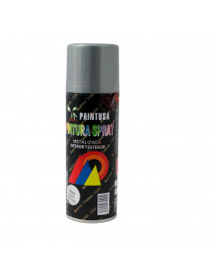 Montoro - Bote de pintura en spray plata M303 200 ml, válido para multitud de superficies de interior y exterior. Pintura en spr