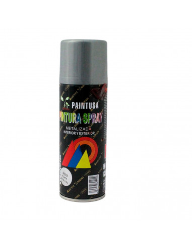 Montoro - Bote de pintura en spray plata M303 200 ml, válido para multitud de superficies de interior y exterior. Pintura en spr