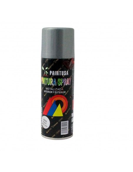 Montoro - Bote de pintura en spray plata M303 200 ml, válido para multitud de superficies de interior y exterior. Pintura en spr Montoro - Bote de pintura en spray plata M303 200 ml, válido para multitud de superficies de interior y exterior. Pintura en spr