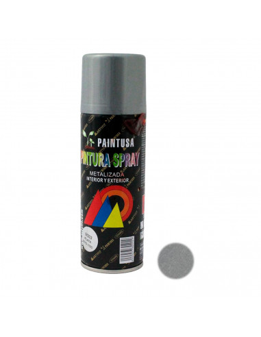 Montoro - Bote de pintura en spray plata M303 200 ml, válido para multitud de superficies de interior y exterior. Pintura en spr